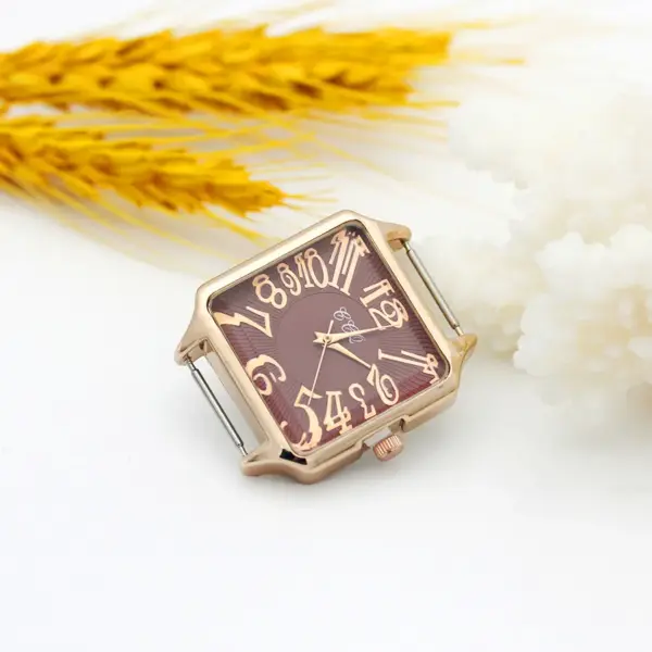 Rose Gold Square Watch Head 30mm 16mm Band - Image 24