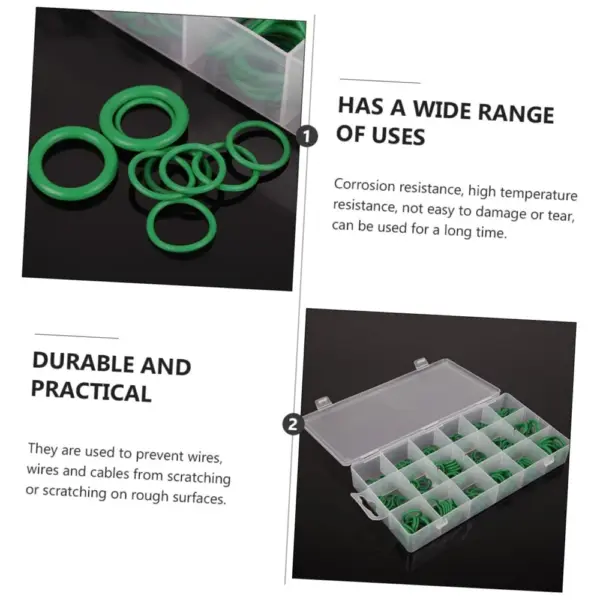 Nitrile Rubber O-Ring Assortment Kit 530 Pieces - Image 6
