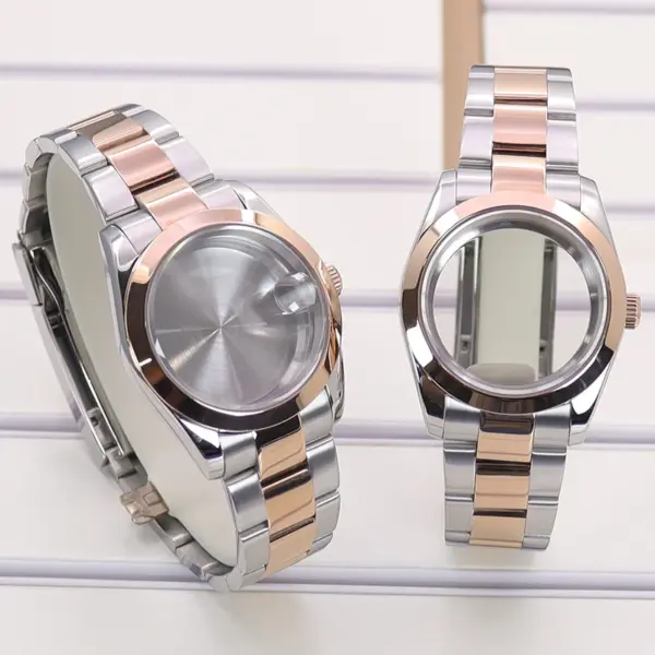 Rose Gold 36mm Watch Case and Strap Set - Image 2