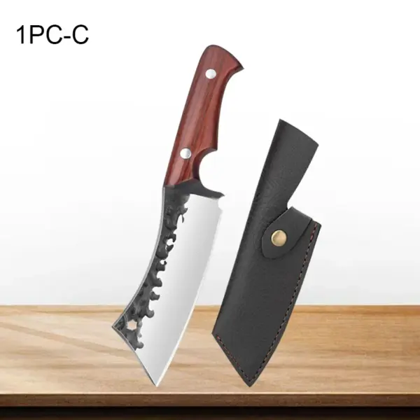 Japanese High Carbon Stainless Steel Cleaver Knife - Image 9