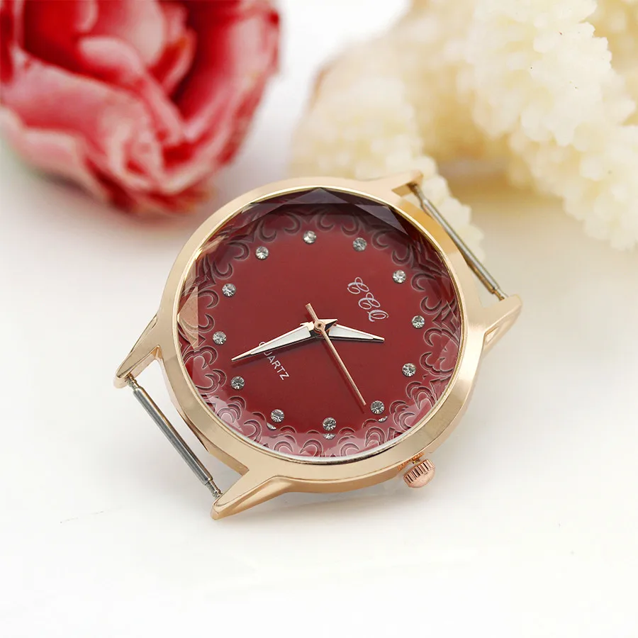 Rose Gold Diamond Watch Face for Women 3 Rose Gold Diamond Watch Face for Women - Image 3