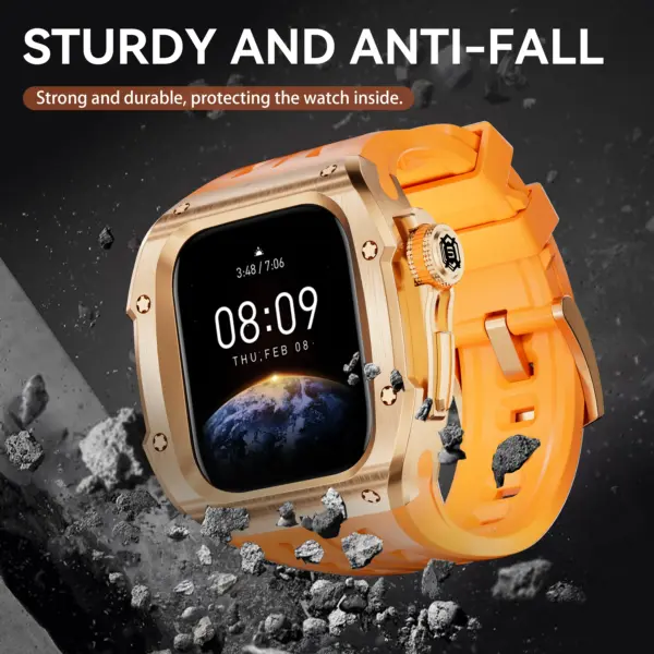 Lightweight 316 Stainless Steel Case for Apple Watch - Image 2