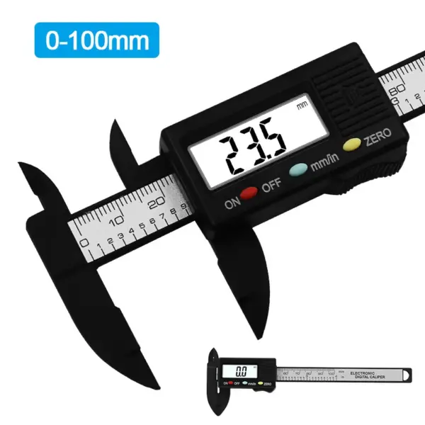 Digital Vernier Caliper 0-100mm Measurement Tool