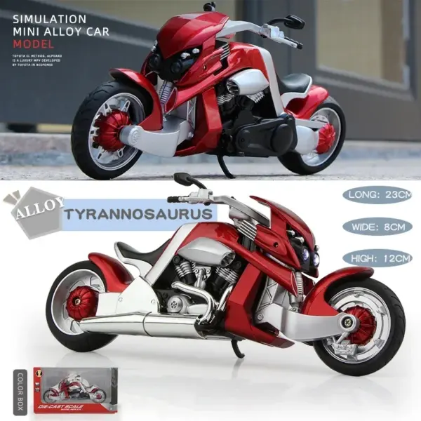 1:12 Yamaha Tyrannosaurus V-REX Motorcycle Model - Image 6