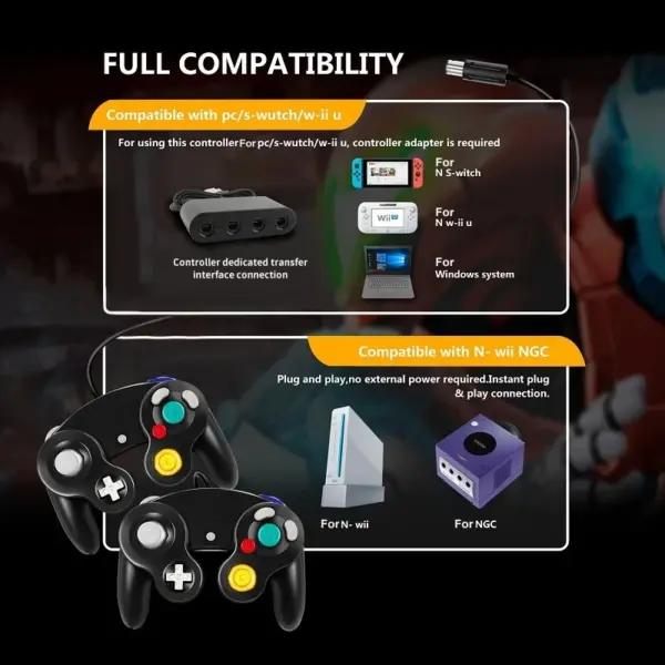 Wired GameCube Controller for Nintendo Consoles - Image 4