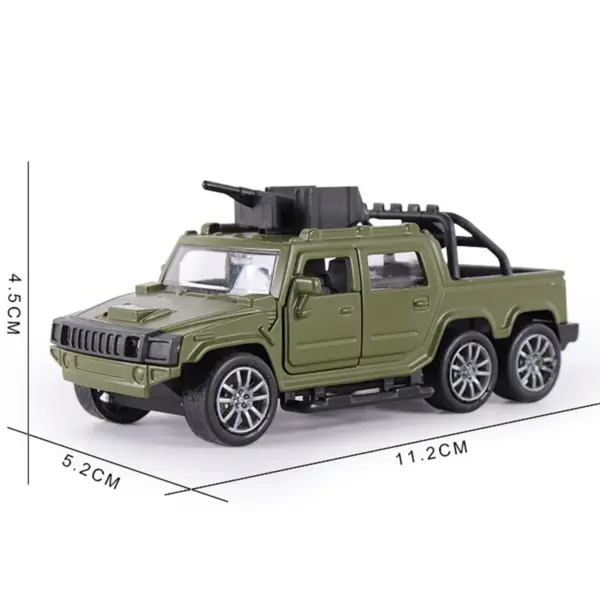 1/36 Scale Military Alloy Vehicle Toy Model - Image 3