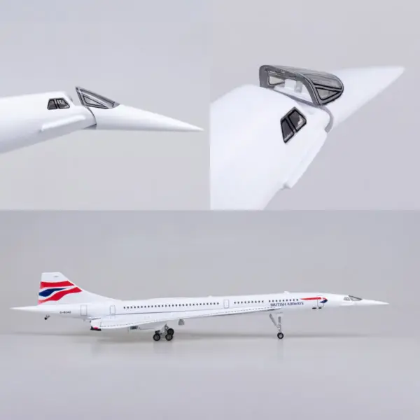 1:125 Scale British Airways Concorde Model - Image 4