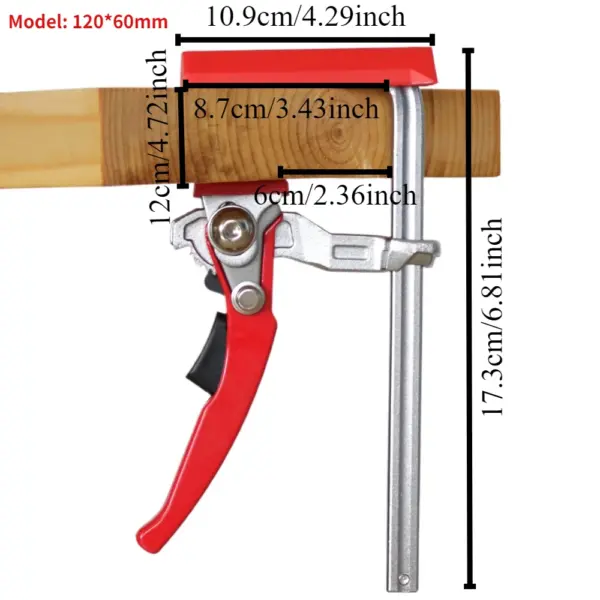 Track Saw Guide Rail Clamp for Woodworking - Image 6