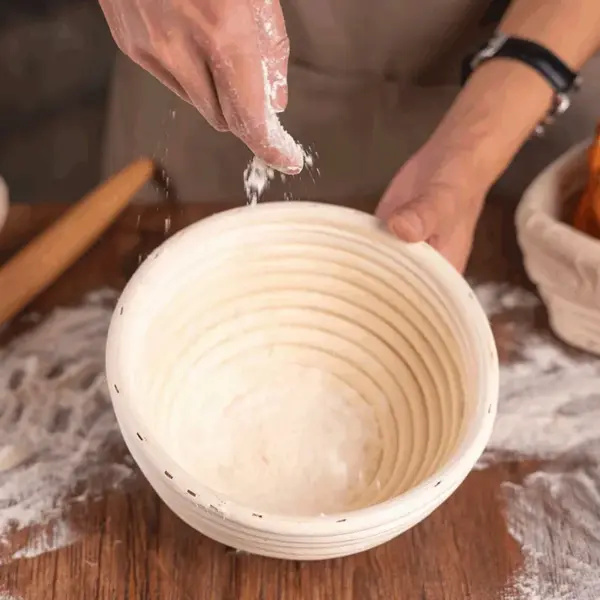 Natural Rattan Bread Fermentation Basket - Image 3