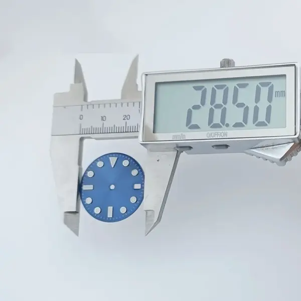 Luminous 28.5mm Watch Dial for NH35 Movement - Image 2