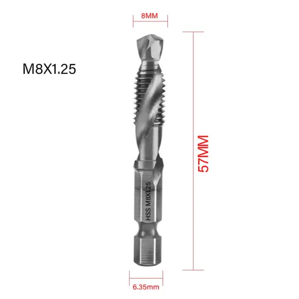 Titanium Plated HSS Tap Drill Bit Set - Image 18