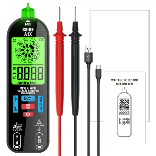 Smart Digital Multimeter A1X USB Rechargeable - Image 8