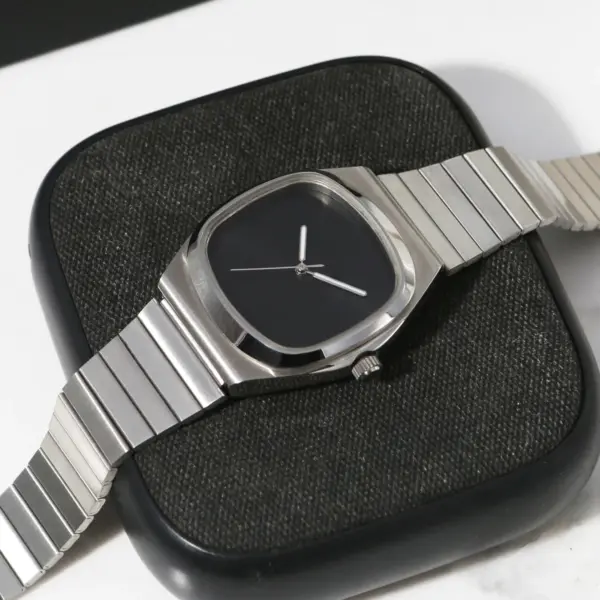 35mm Stainless Steel Unisex Quartz Watch - Image 5