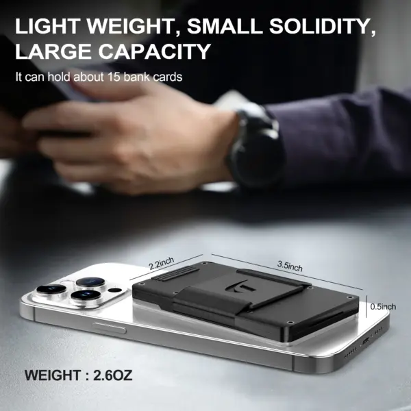 Aluminum Slim RFID Blocking Men's Wallet - Image 5
