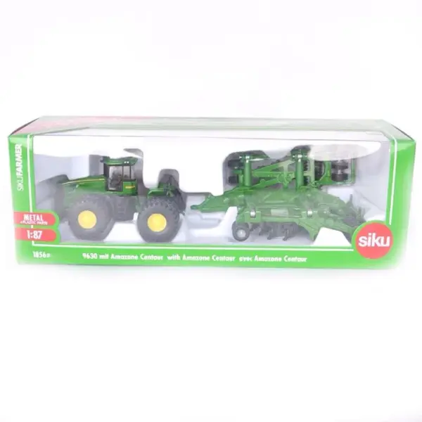 1:87 Scale Diecast Tractor with Soil Tiller - Image 3