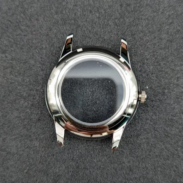 Polished Stainless Steel Watch Case 40.5mm - Image 6