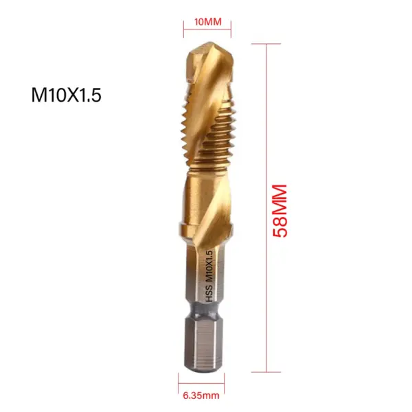 Titanium Plated HSS Tap Drill Bit Set - Image 29