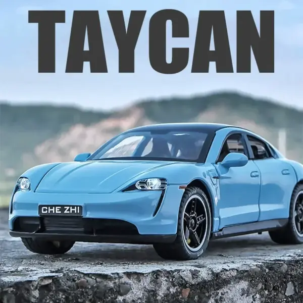 1:32 Diecast Porsche Taycan Model Car