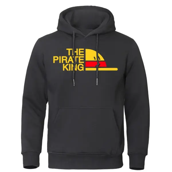 Pirate King Print Hoodie for Men - Image 3