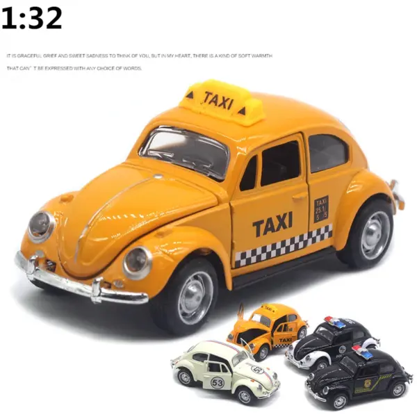 1:32 Volkswagen Beetle Metal Diecast Model - Image 2