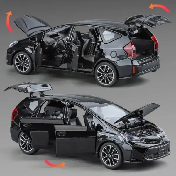 1:32 Alloy Toyota Prius Diecast Model Car - Image 4