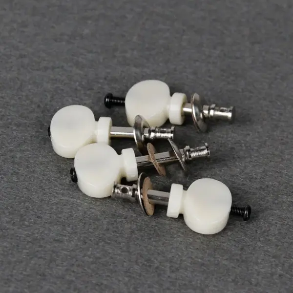 Set of 4 Ukulele Tuning Pegs in Black/White - Image 7