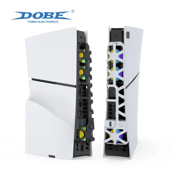 PS5 Slim Cooling Fan with RGB Lighting - Image 4
