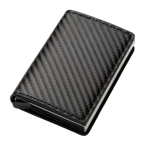 Men's Black RFID Wallet Card Holder - Image 9