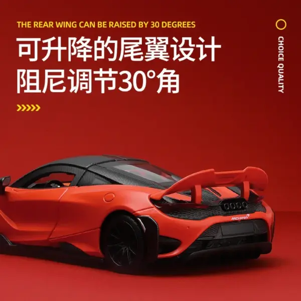 1:24 Scale McLaren 765LT Diecast Model Car - Image 3