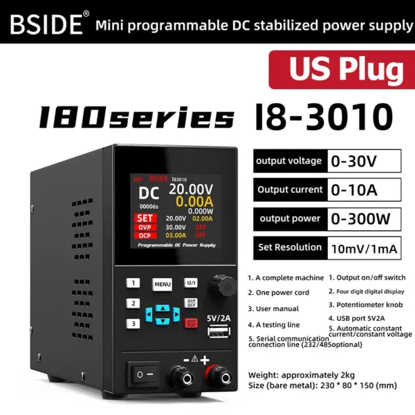 Programmable High Precision DC Power Supply 300W - Image 7