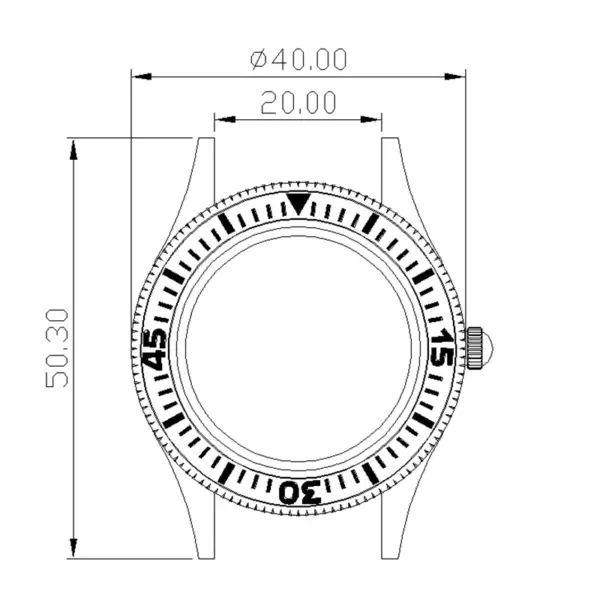 Seiko Dive Watch Stainless Steel Case 40MM - Image 4