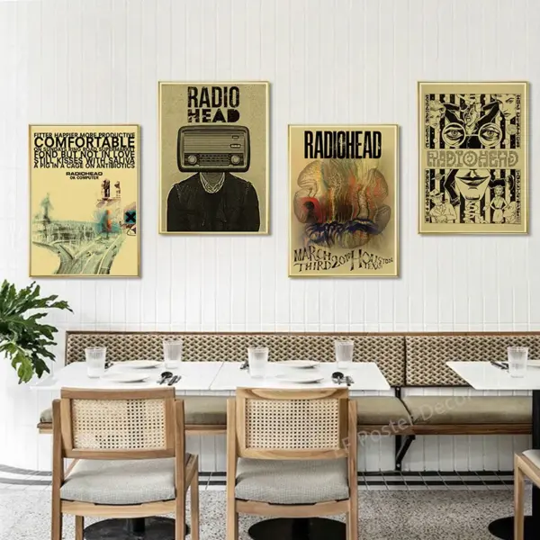 Radiohead Retro Album Art Poster Print - Image 4
