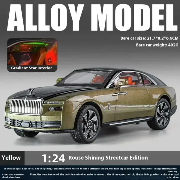 1:24 Rolls Royce Spectre Diecast Model Car - Image 13