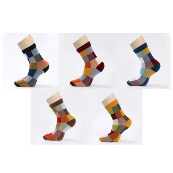 5 Pairs Men's Athletic Crew Socks Set - Image 7