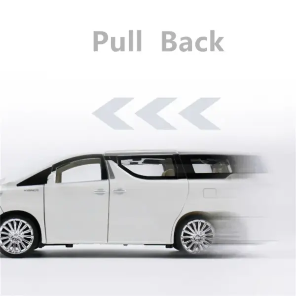 1:24 Alloy Toyota Vellfire Diecast Model - Image 6