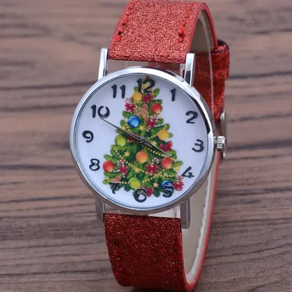 Women's Quartz Watch with Leather Strap - Image 6