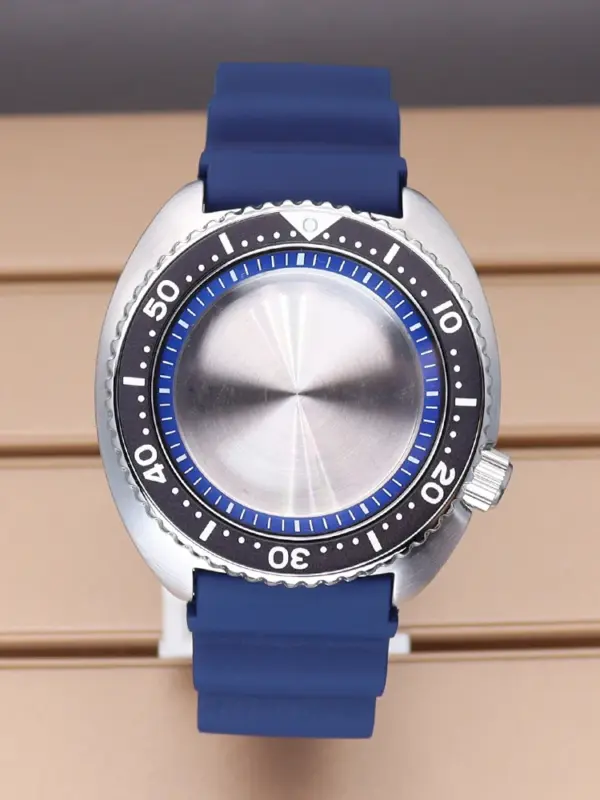 45mm Silver SKX Watch Case for Seiko NH35/NH36 - Image 24