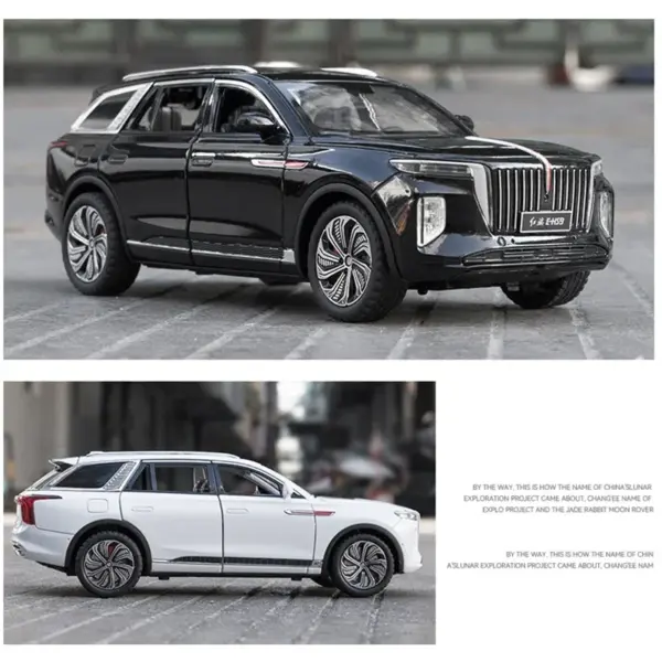 1:24 Diecast Alloy Hongqi E-HS9 Model Car - Image 6