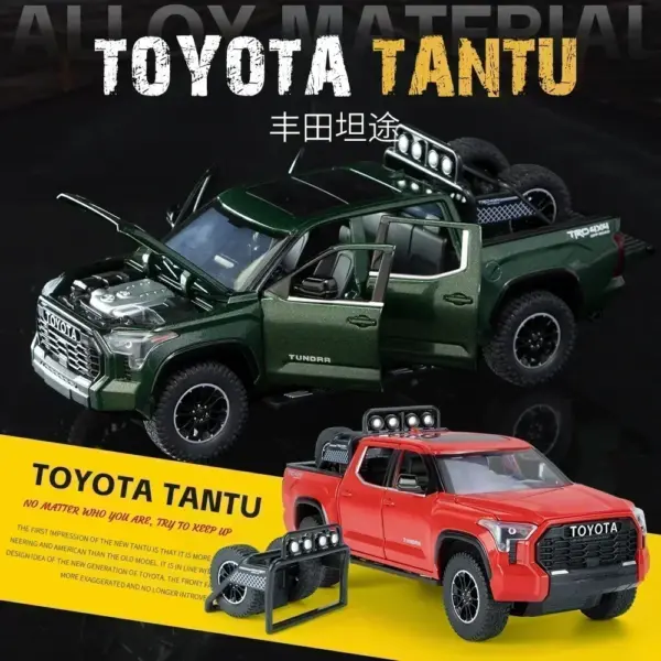 1:24 Scale Toyota Tundra Diecast Model Truck - Image 3