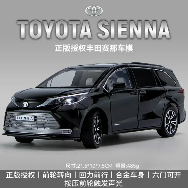 1:24 Toyota Sienna Alloy Diecast Model Car - Image 7