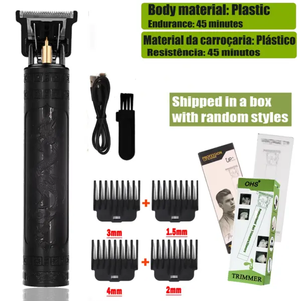 OHS T9 Hair Clipper Rechargeable Trimmer - Image 9