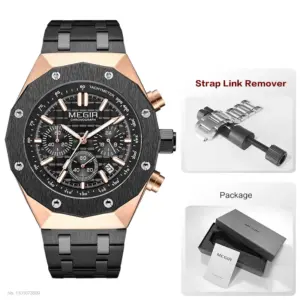 MEGIR MS2213GRE-BK-1N0 Men's Quartz Watch 15 Sa68b17ff6e5a40f88598981ea611ec3dC