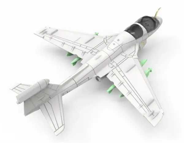 EA-6B Prowler 1/700 Scale Model Kit SG-7057 - Image 3