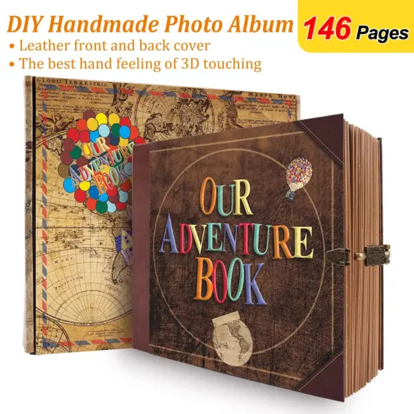 DIY Retro Style Photo Album 10 Inch Journal - Image 7