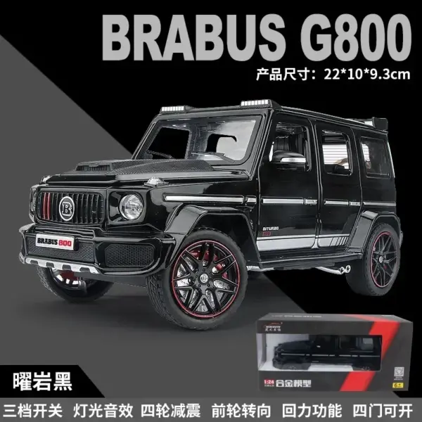 1:24 Mercedes Benz BRABUS G800 Diecast Model Car - Image 11