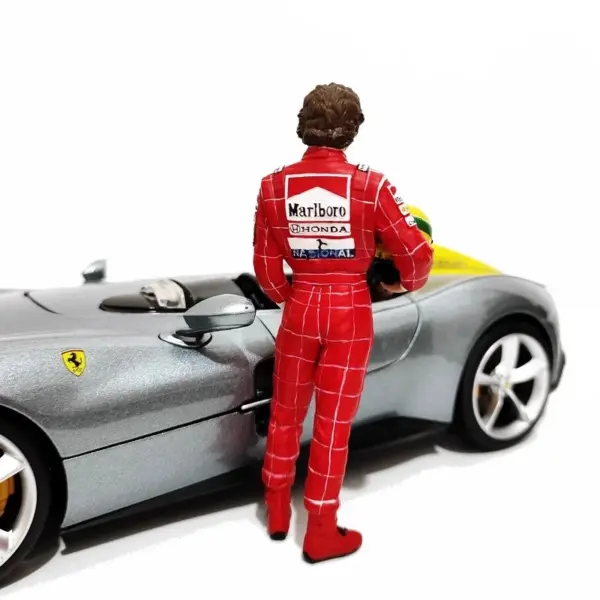 1:18 Scale Male Racing Car Driver Figurine - Image 3