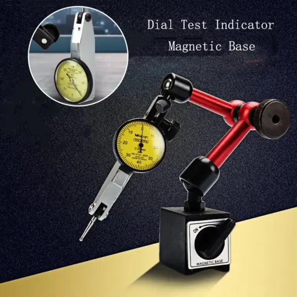 Universal Magnetic Base Holder with Dial Indicator - Image 3