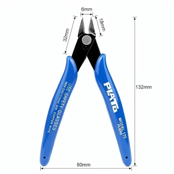 10Pcs 170 Model Diagonal Wire Cutting Pliers - Image 5