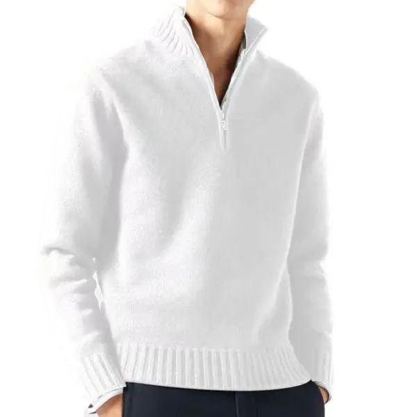 Men's Casual Turtleneck Sweater for Autumn - Image 3