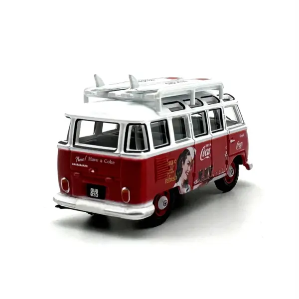 1:76 Scale Diecast T1 Surfboard VW Bus Model - Image 2